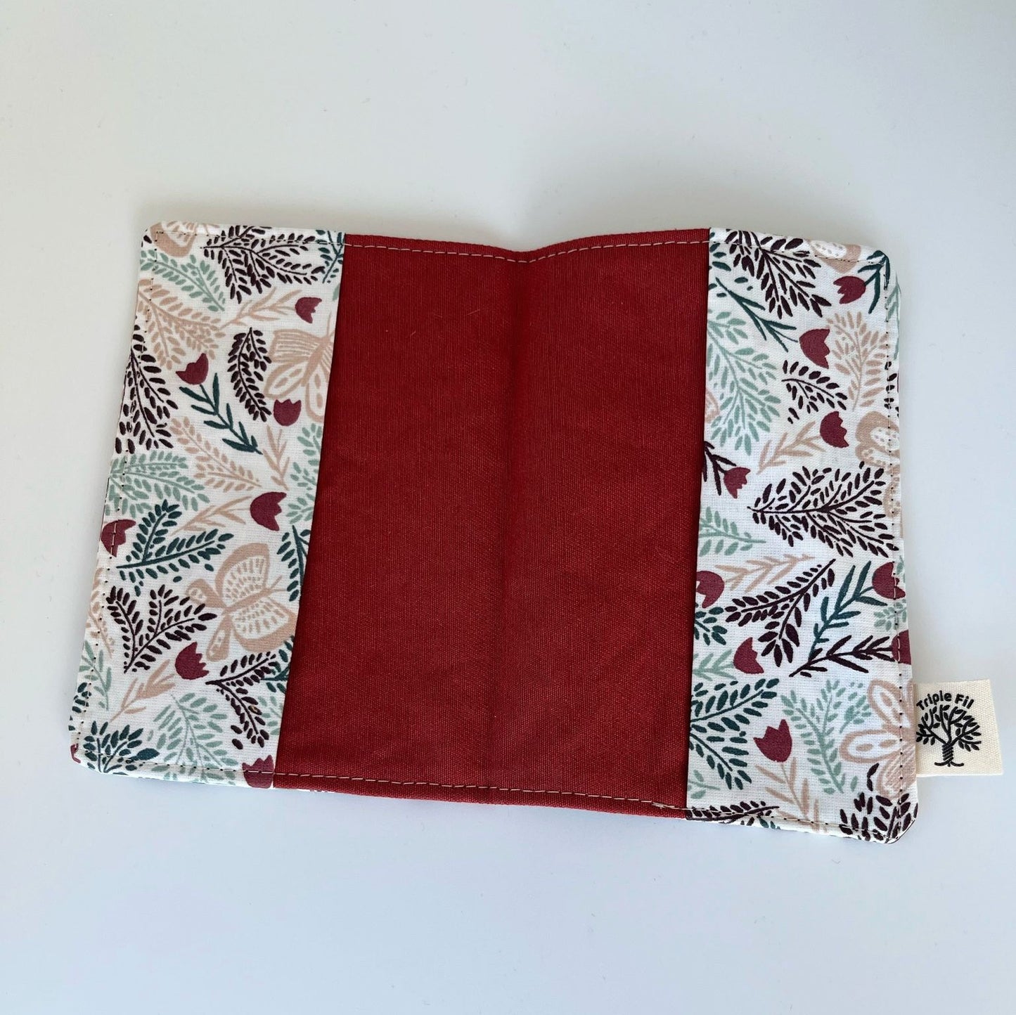 Pochette passeport coton enduit