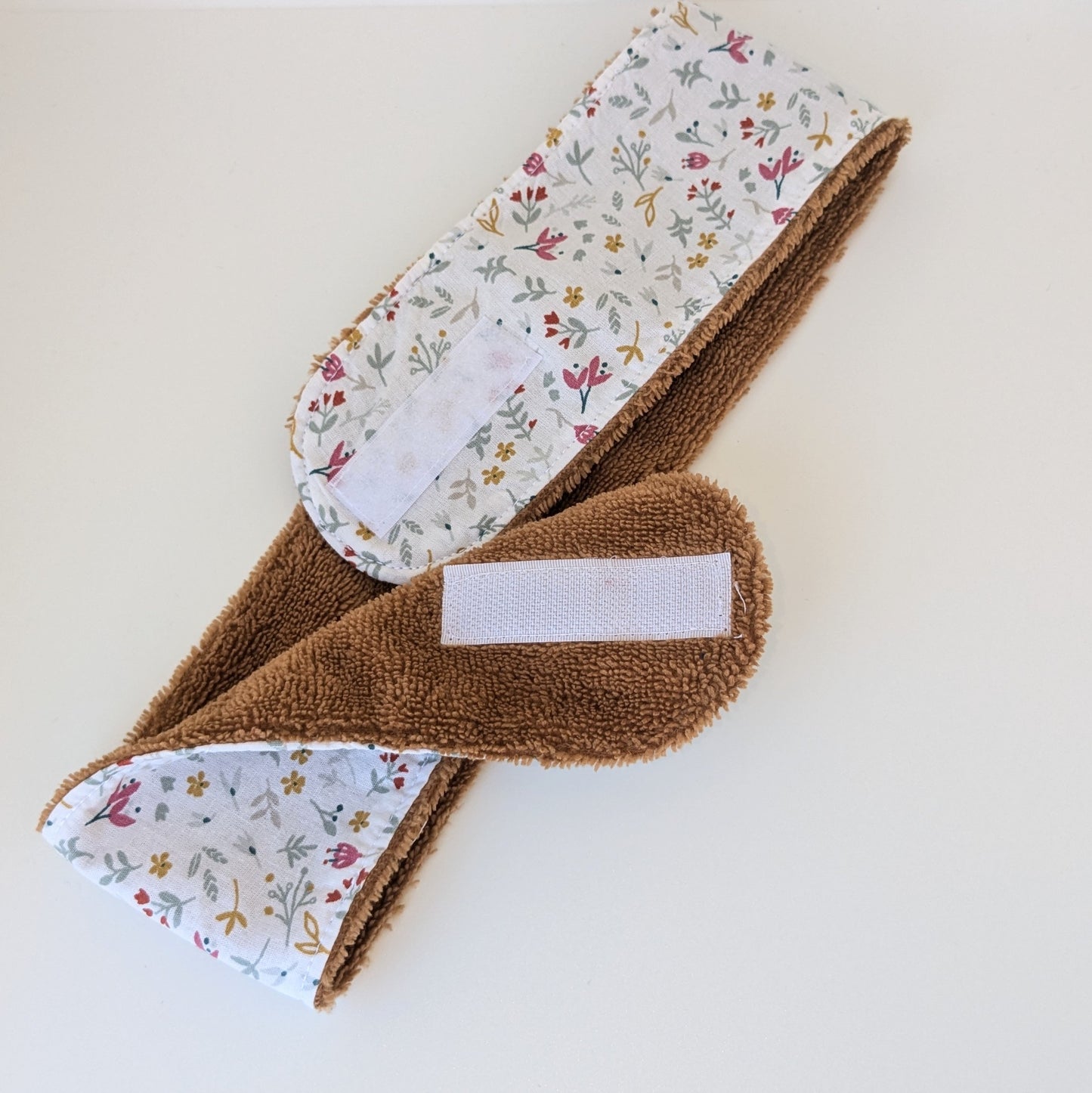 Bandeau de soin fleuri - camel