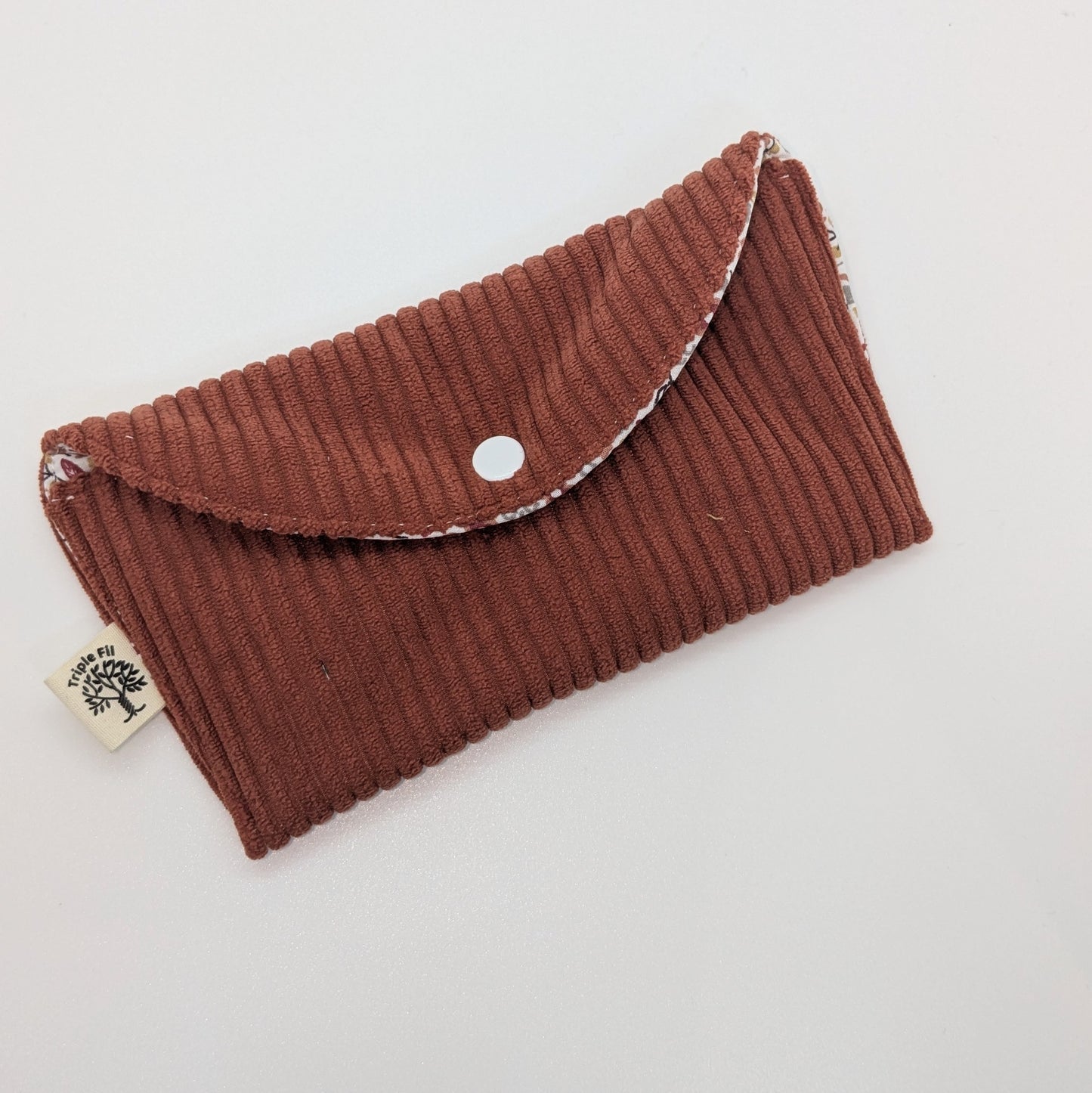 Étui à lunettes - velours terracotta