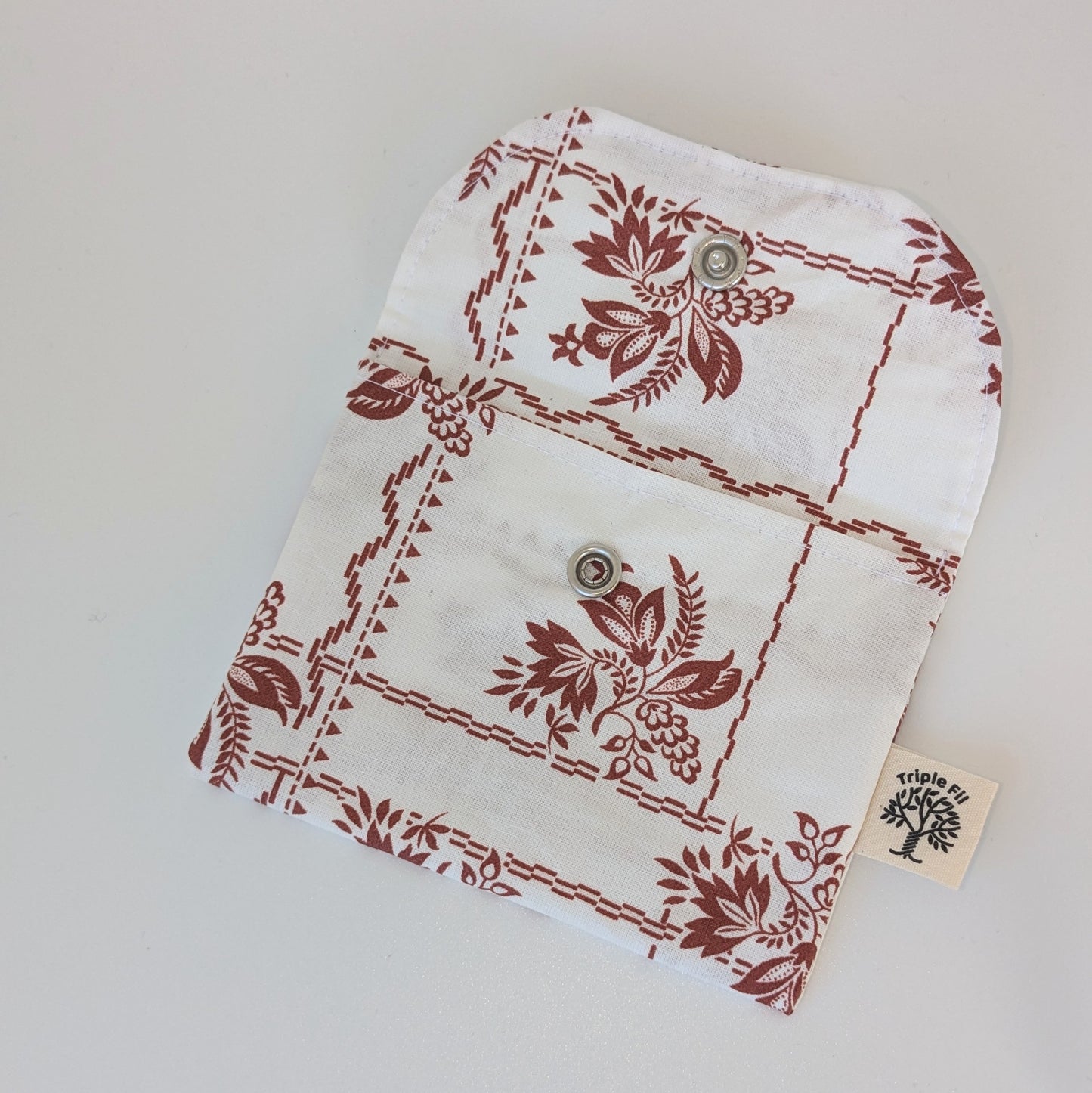 Pochette à savon coton enduit