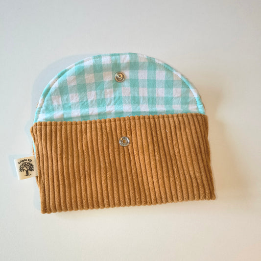 Étui à lunettes - velours ocre