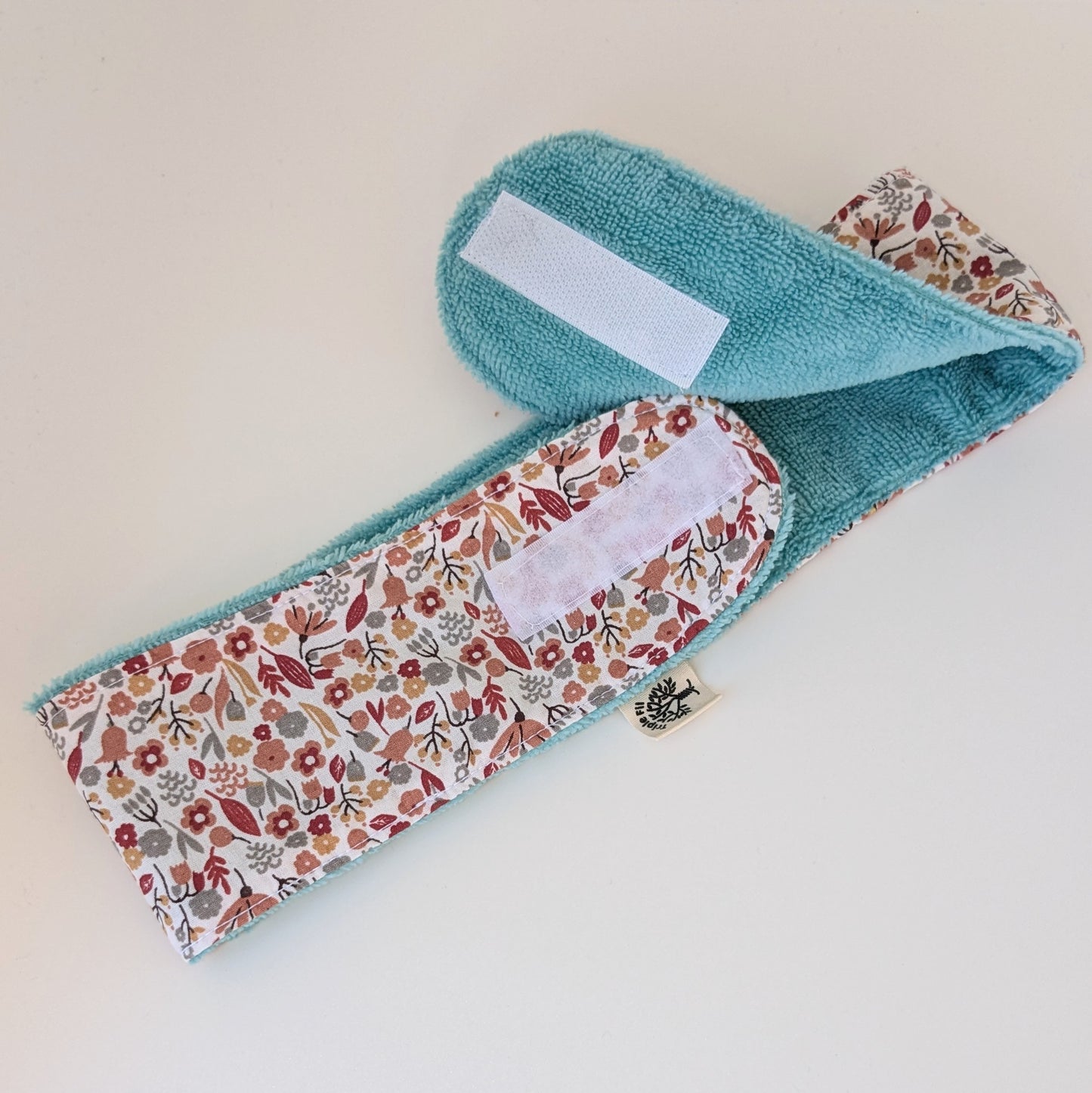 Bandeau de soin fleuri - bleu ciel