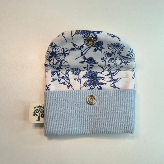 Porte cartes - jean bleu