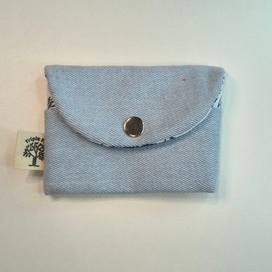 Porte cartes - jean bleu