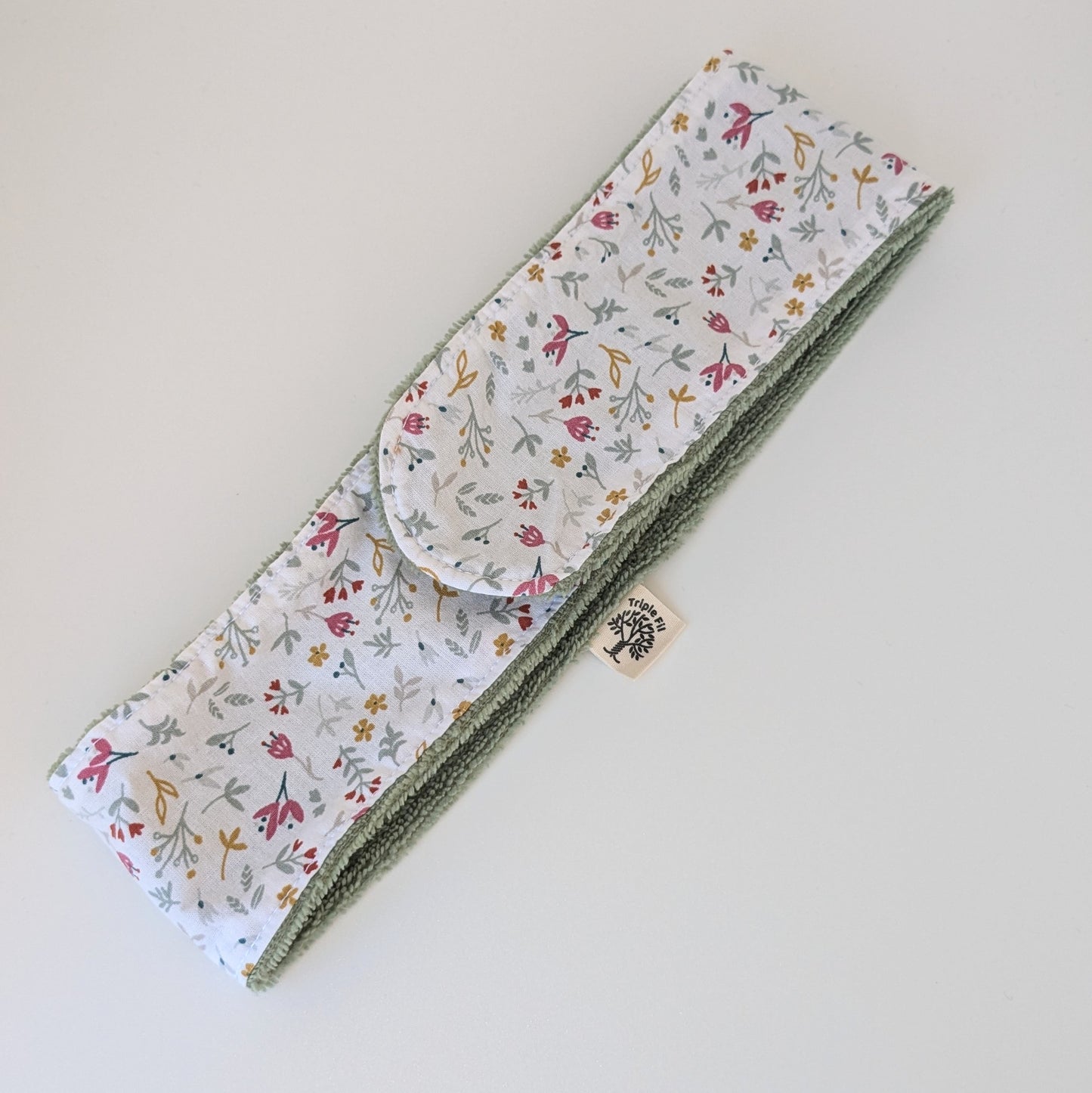 Bandeau de soin fleuri - vert