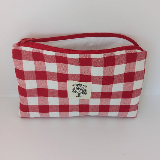 Trousse Vichy rouge